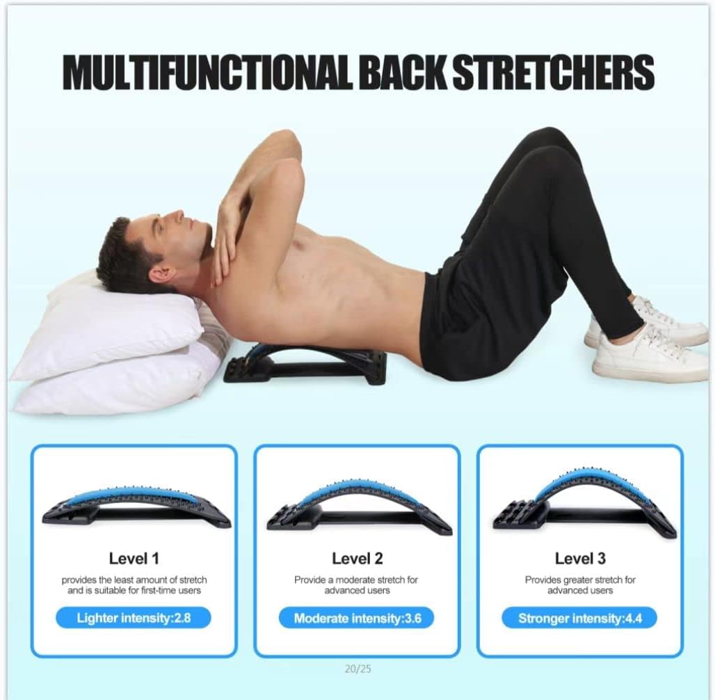 Multi-Level Back Stretching & Support Device